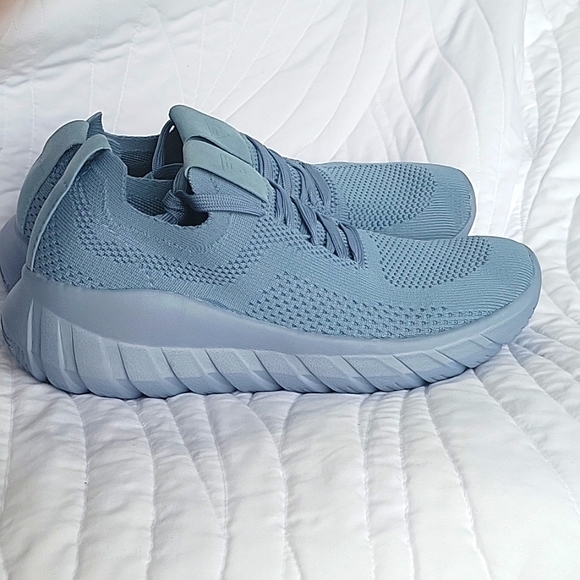 Women Casual Slip On Loafers Breathable Knit Walking Shoes Lightweight Sneakers - Picture 8 of 10